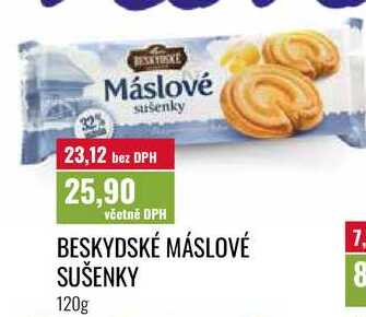 BESKYDSKÉ MÁSLOVÉ SUŠENKY 120g