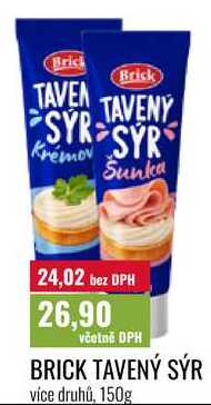 BRICK TAVENÝ SÝR více druhů, 150g 
