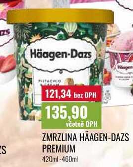ZMRZLINA HÄAGEN-DAZS PREMIUM 420ml -460ml