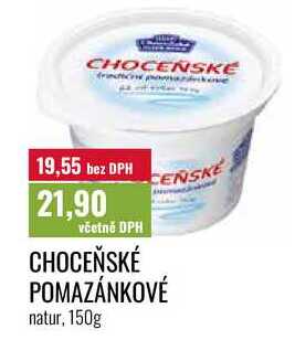 CHOCEŇSKÉ POMAZÁNKOVÉ natur, 150g