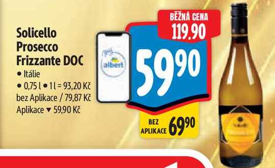 Solicello Prosecco Frizzante DOC 0,75 l