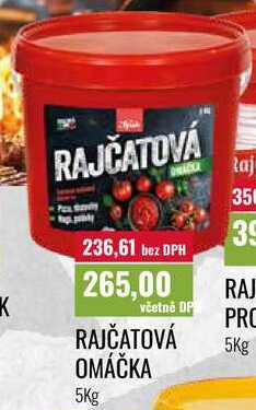 RAJČATOVÁ OMÁČKA 5Kg
