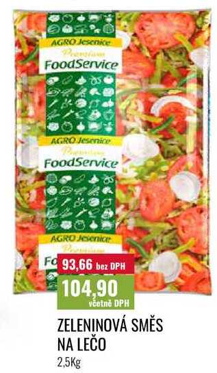 ZELENINOVÁ SMĚS NA LEČO 2,5Kg  