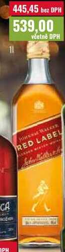 Johnnie Walker Red label 1l