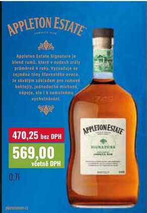 APPLETON ESTATE 0,7l
