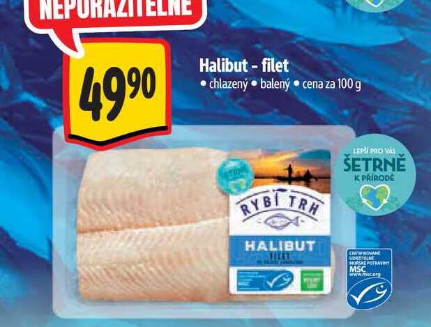 Halibut - filet 100 g