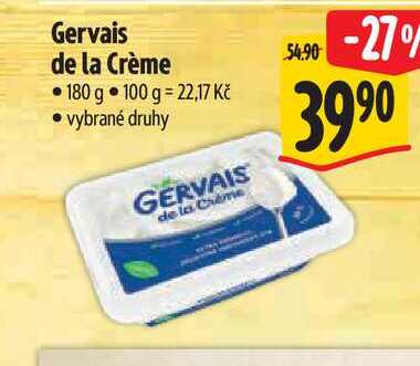 Gervais de la Crème 180 g