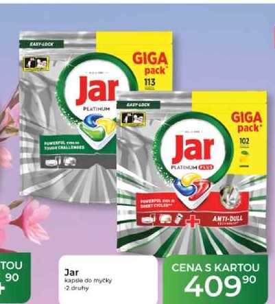 Jar kapsle do myčky 2 druhy Tamda Foods