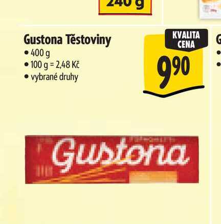 Gustona Těstoviny  400 g 