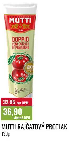 MUTTI RAJČATOVÝ PROTLAK 130g  