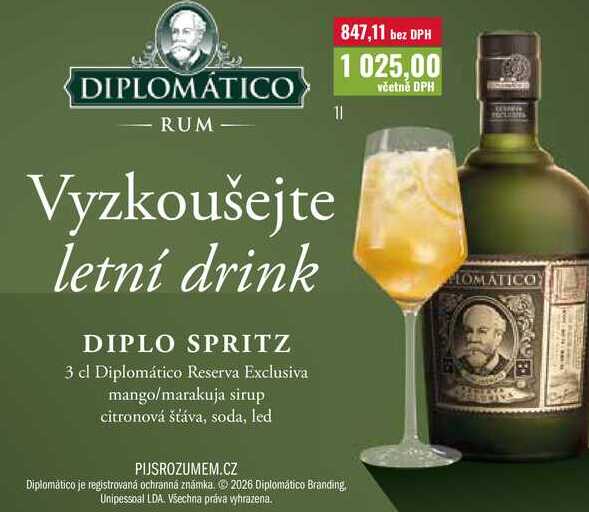 Diplomatico Reserva Exclusiva 1l