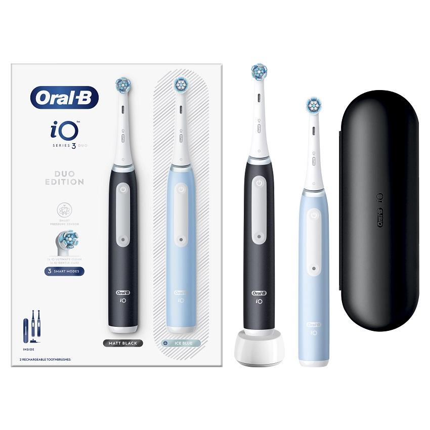 Oral-B iO Series 3 Duo Black&Ice Blue elektrický kartáček Lékárna LEMON
