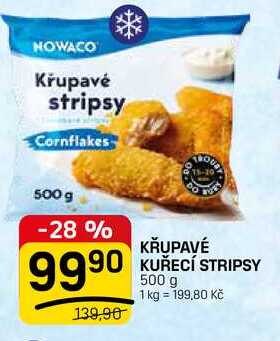 KŘUPAVÉ KUŘECÍ STRIPSY 500 g
