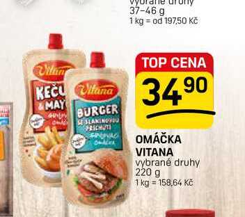 OMÁČKA VITANA vybrané druhy 220 g