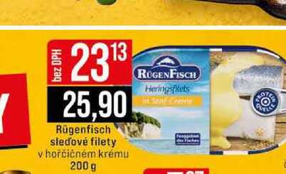 Rügenfisch sledové filety v hořčičném krému 200 g