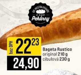 Bageta Rustico original 210 g cibulová 230 g