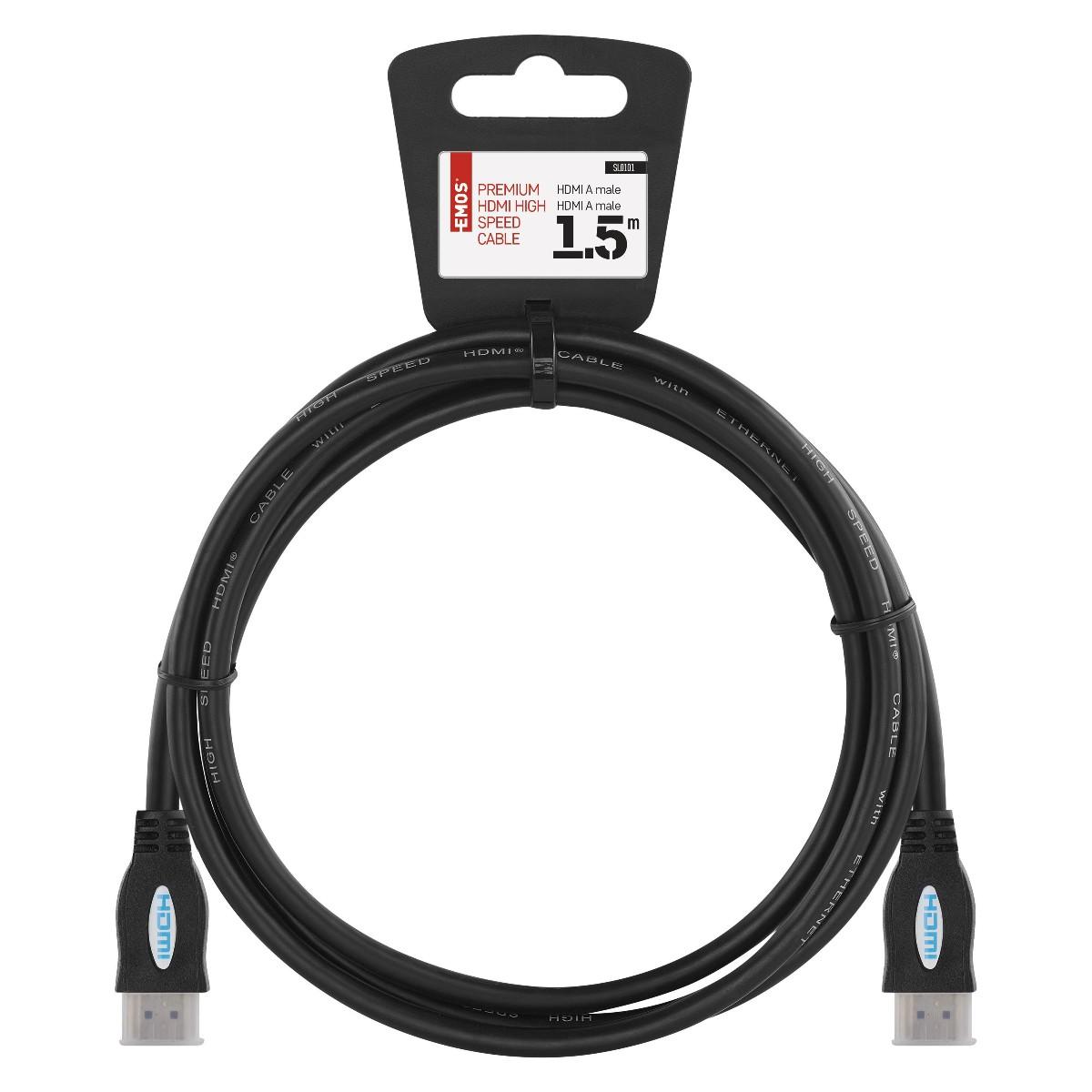 HDMI kabel 2.0 High Speed 4K, 1 KS Globus