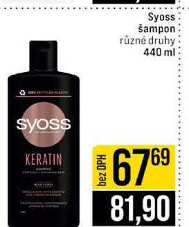 Syoss šampon různé druhy 440 ml