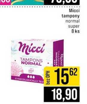 Micci tampony normal super 8 ks