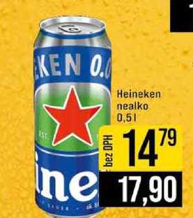 Heineken nealko 0,5l