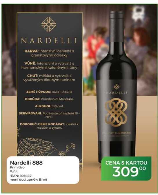 Nardelli 888 Primitivo 0,75l