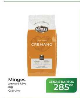 Minges zrnková káva 1kg