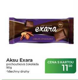 Aksu Exara pochoutkova čokoláda 90g