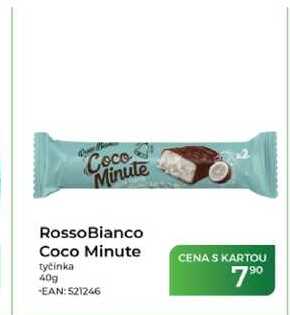 RossoBianco Coco Minute tyčinka 40g