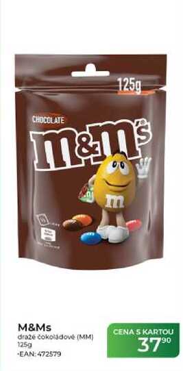 M&Ms dražé čokoládové 125g