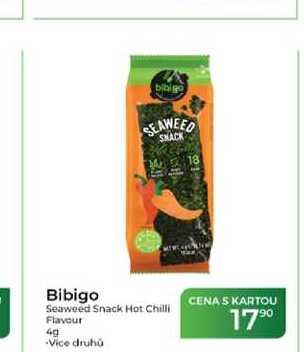 Bibigo Seaweed Snack Hot Chilli Flavour 4g