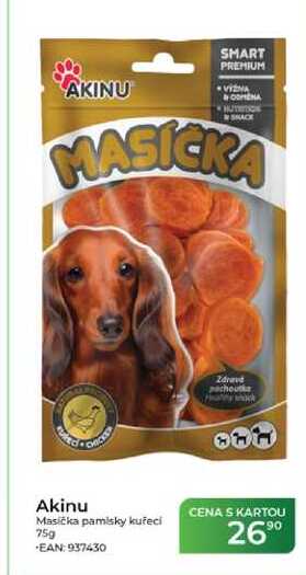 Akinu Masíčka pamlsky kuřecí 75g
