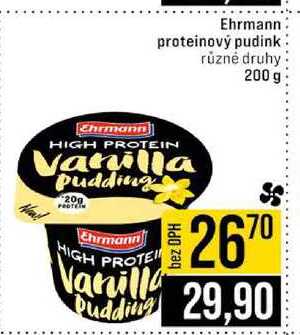 Ehrmann proteinový pudink různé druhy 200 g 