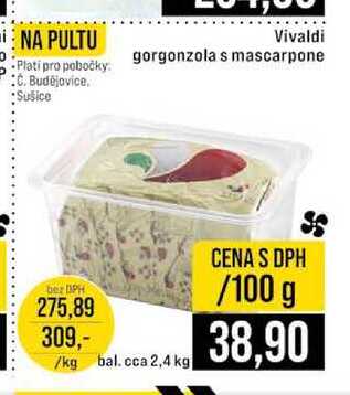 Vivaldi gorgonzola s mascarpone 100g