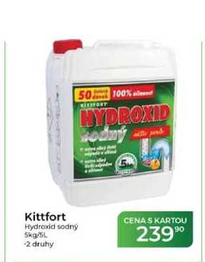 Kittfort Hydroxid sodný 5kg/5L