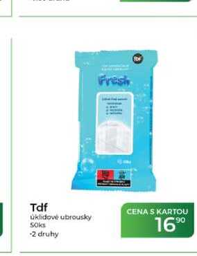 Tdf úklidové ubrousky 50ks Tamda Foods