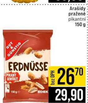 Arašídy pražené pikantní 150 g