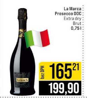 La Marca Prosecco DOC Extra dry Brut 0,75l