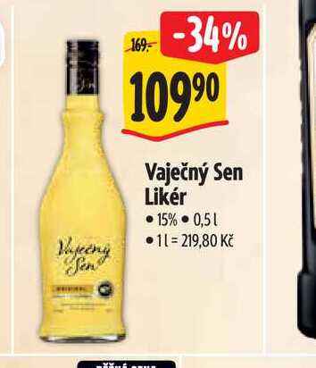 Vaječný Sen Likér 0,5 l