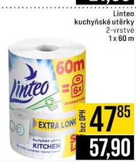 Linteo kuchyňské utěrky 2-vrstvé 1 x 60 m