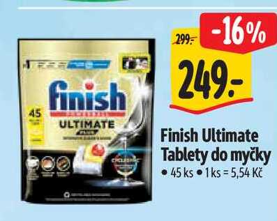 Finish Ultimate Tablety do myčky 45 ks Albert