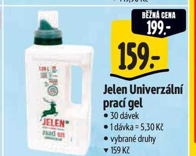 Jelen Univerzální prací gel 30 dávek