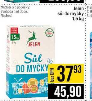 Jelen sůl do myčky 1,5 kg