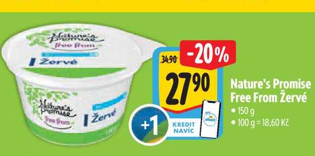 Nature's Promise Free From žervé 150 g
