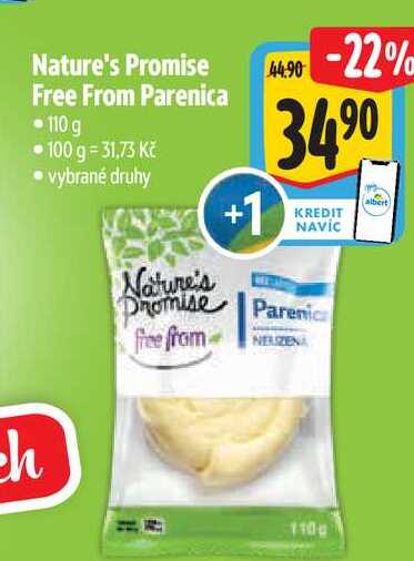 Nature's Promise Free From Parenica 110 g