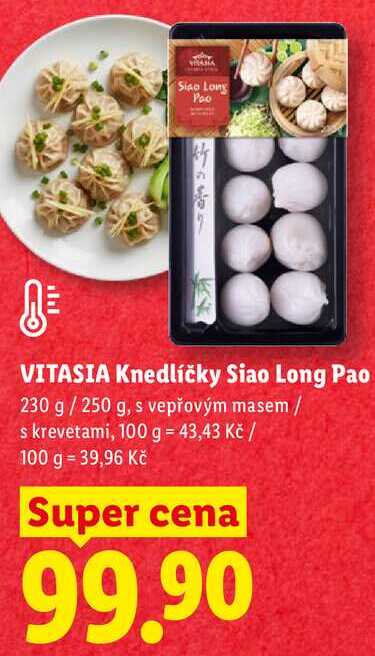 VITASIA Knedlíčky Siao Long Pao, 230 g/250 g