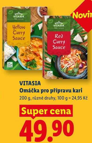 VITASIA Omáčka pro přípravu kari, 200 g