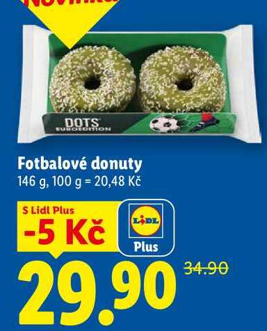 Fotbalové donuty, 146 g