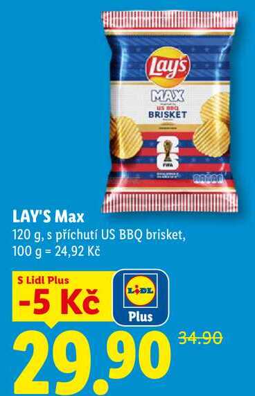 LAY'S Max, 120 g