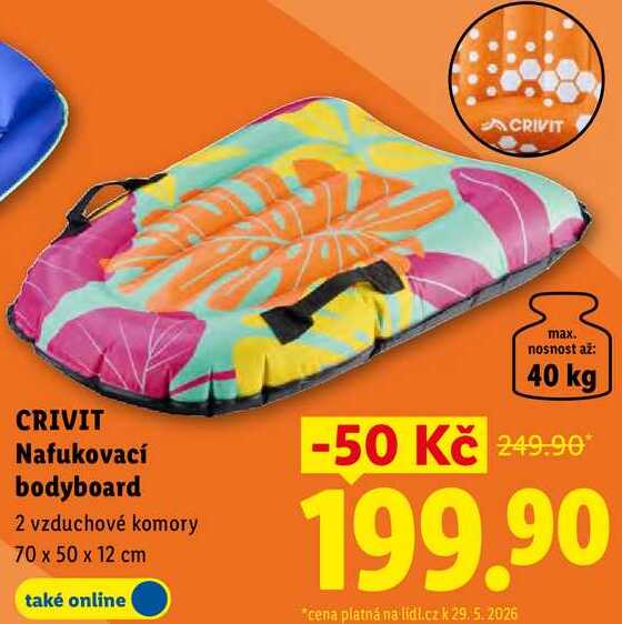 CRIVIT Nafukovací bodyboard