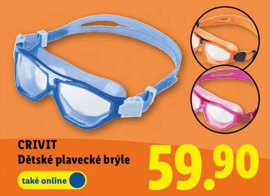 CRIVIT Dětské plavecké brýle